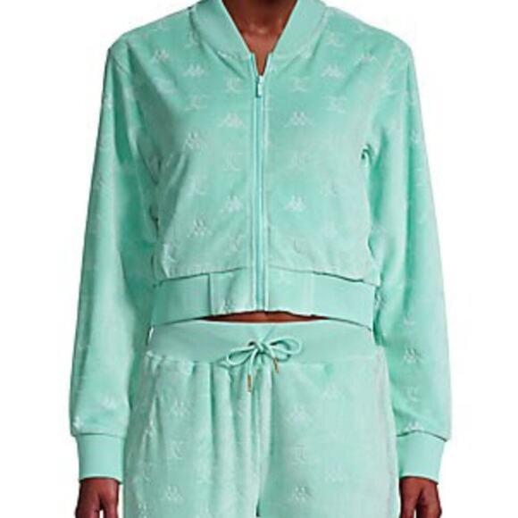 Kappa Logo Bomber Jacket Green M - Picture 1 of 6